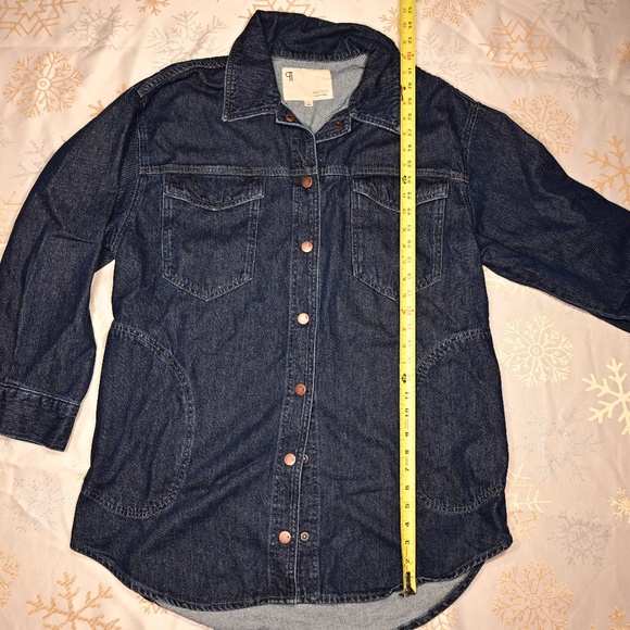 Anthropologie Pilcro Oversized Denim Shirt Jacket, NWT - Picture 3 of 4